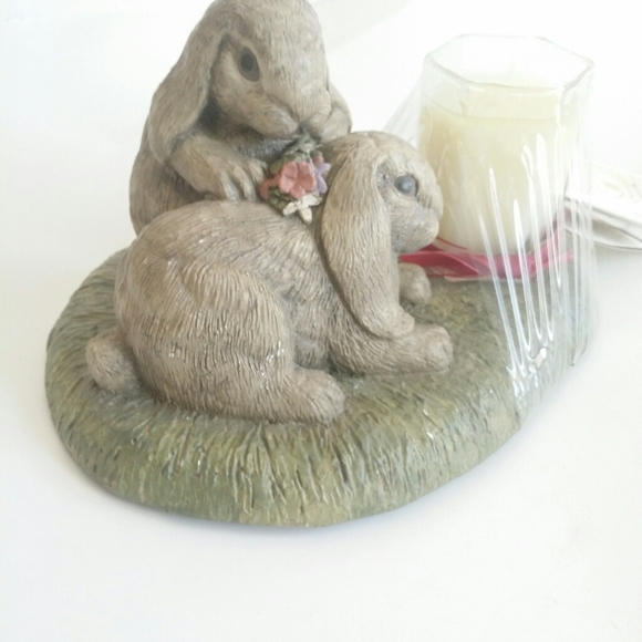 Aromatique Other - Nwt Rabbit Figurine with Spring Candle